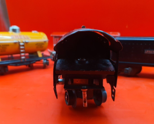 Pre-War Lionel #259E O Gauge 2-4-2 Steam Locomotive And 3 Cars - GREAT CONDITION - Picture 8 of 23