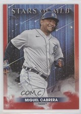 2022 Topps Series 2 Stars of MLB Red 66/75 Miguel Cabrera #SMLB-43 b4d