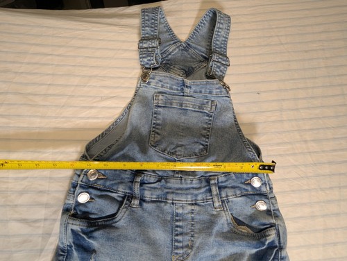 Urban Kids Girls Jeans Long Pants Overall Pockets Button Straps Bangladesh - Picture 17 of 19