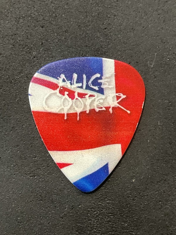 Tommy Henriksen Alice Cooper Too Close For Comfort UK 2024 Tour Guitar Pick (R)