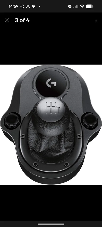 Logitech G DRIVING FORCE SHIFTER for G923 G29 and G920 Racing Wheels 6-speed - Image 3 of 4