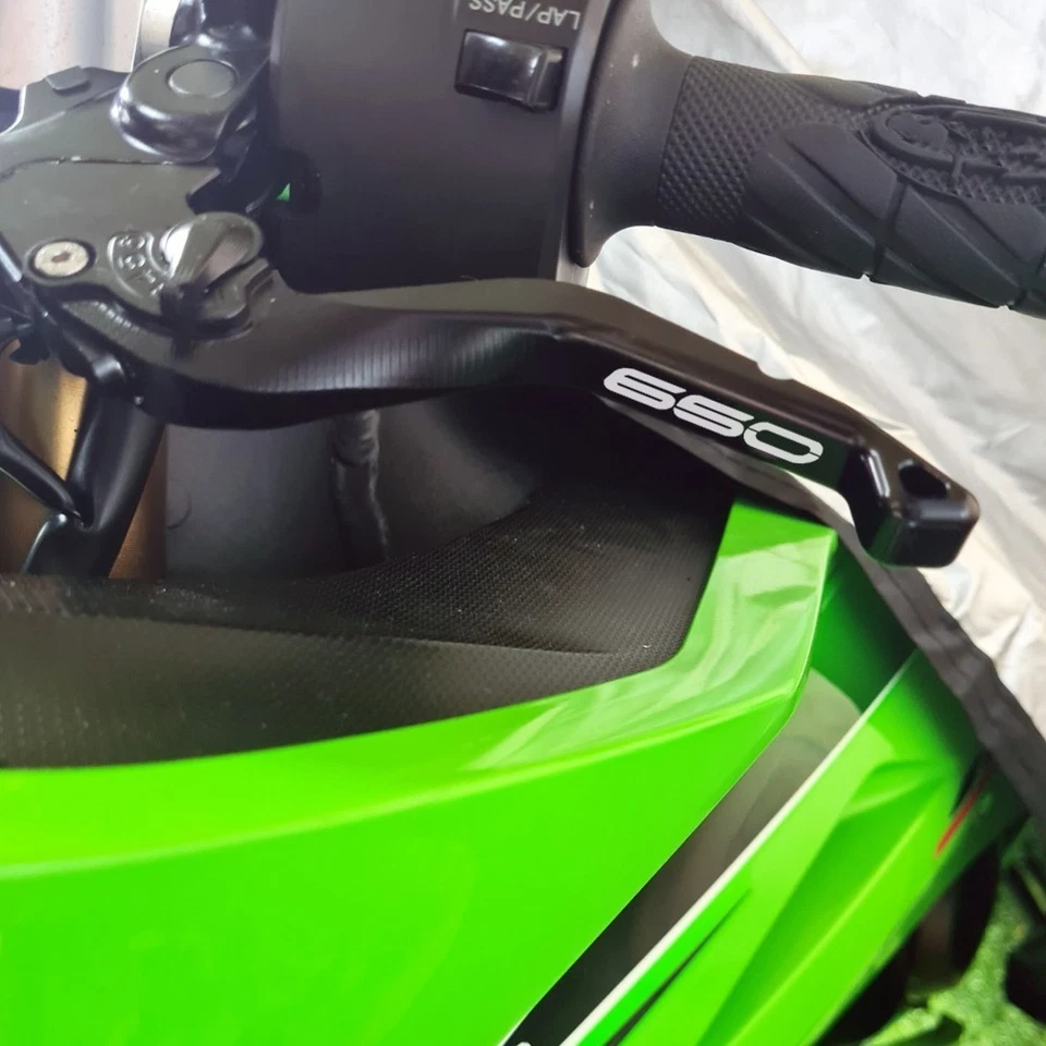 Palancas de embrague de freno cortas Z 650 para Kawasaki Z650 2017-2023 2024 2025 Foto 4 de 4