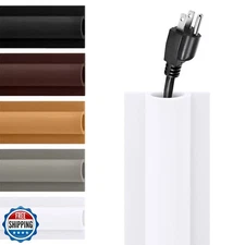 Rubber Bond TV Cord Hider Cable Protector - Strong Self Adhesive Wall Cord Co