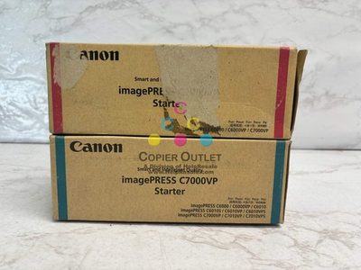 #ad 2 Genuine Canon IPC7000VP Cyan amp; Magenta Starters 0441B001 AA 0442B001 AA $175.00