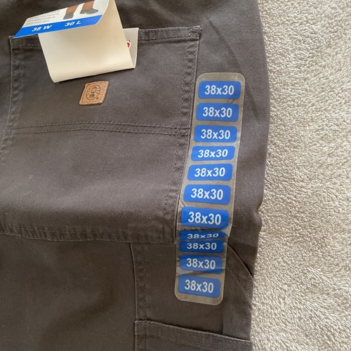 New Coleman Pants Men Fit 40x30 38x30 Flex Canvas Grey Green Utility Work Rugged - Picture 21 of 24