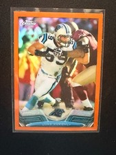 2013 Topps Chrome ORANGE REFRACTOR Panthers LUKE KUECHLY #73