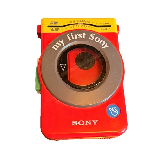 Sony “My First Sony” Vintage Cassette Player AM/FM Radio – For Parts or Repair