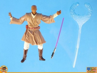 Star Wars - Mace Windu w/ Force Blast - Saga 2003 - Loose Complete - [SG03-116]