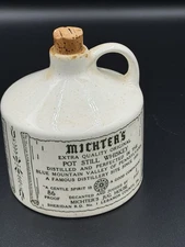 Michters 4/5 Qt Whiskey Jug 3-D-42 USA #153 Lebanon Pa Empty Stoneware Decanter