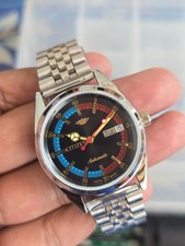 Automatic 8200 21Jewels Restored Dial Black D...