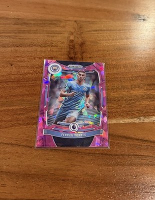 Ferran Torres 2021-22 Panini Prizm Premier EPL Pink Ice Prizm SP NRMT+ Spain