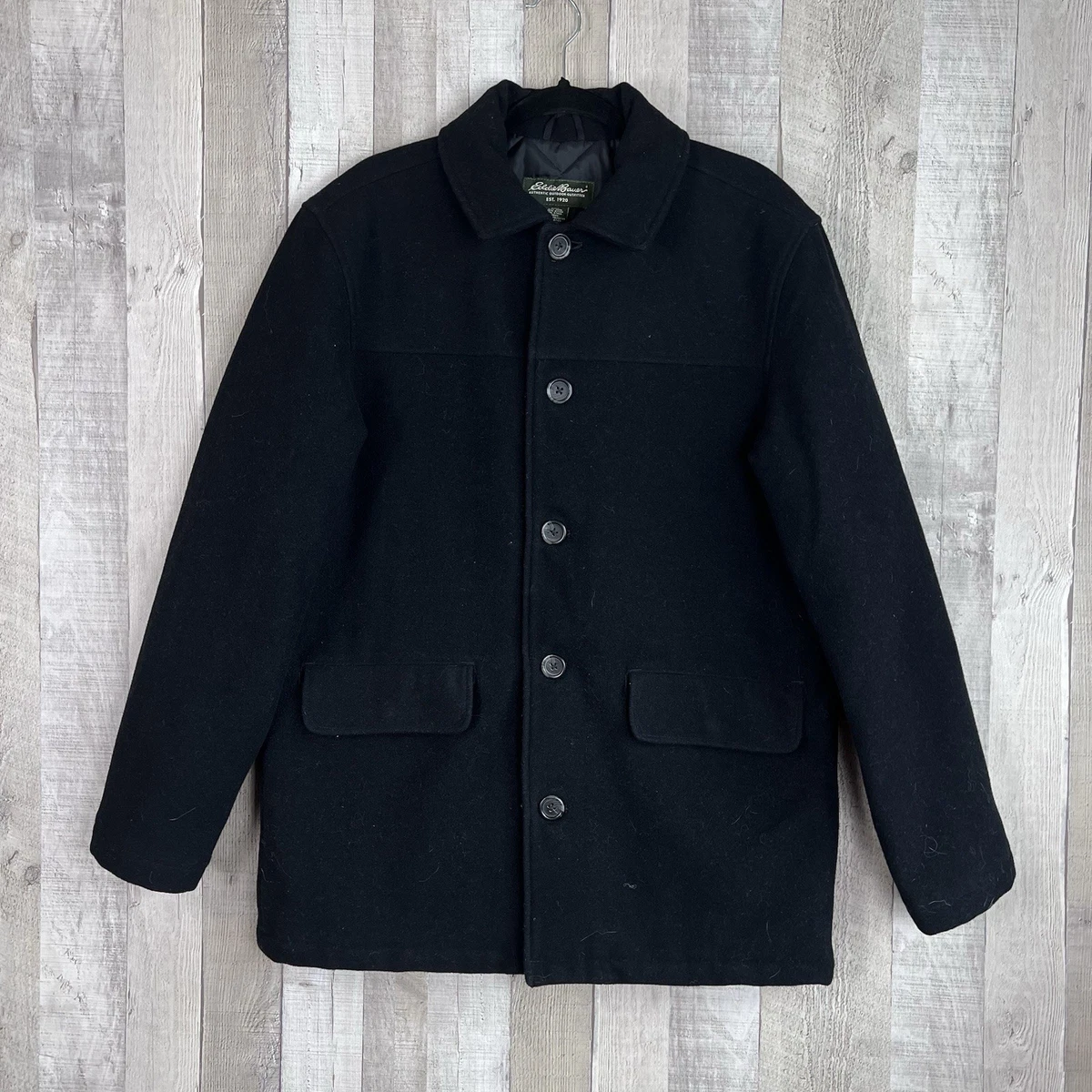 Eddie Bauer Wool Outer Shell Coats, Jackets & Vests Overcoat for