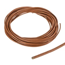 2mm Deep Brown Leather Cord, 10m(11 Yards) Leather Twine Leather Strings