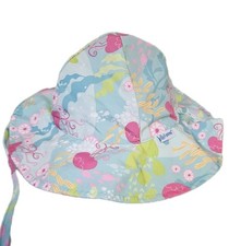 i play Sun Hat Toddler 2T-4T UPF 50 Ocean Colorful Soft Wide Brim Girls Beach
