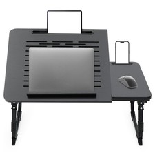 Adjustable Foldable Laptop Table with Ergonomic Multi-Purpose Portable Desk f...