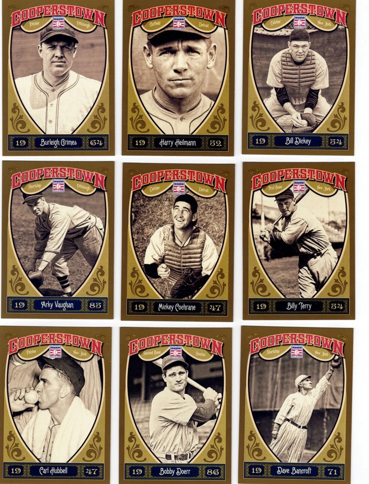 2013 Panini Cooperstown Cards YOU PICK -- BUY 4 GET 50% OFF!  Parallels HOF - Image 4 of 4