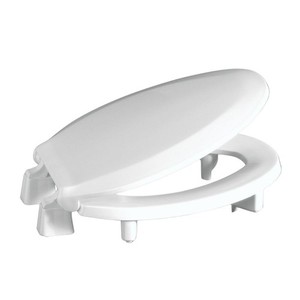 3 inch Raised Toilet Seat for Seniors, Elongated, Closed Front with Cover, Pl...