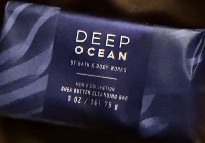 NEW BATH & BODY WORKS MEN S DEEP OCEAN SOAP BAR 5 OZ-BAR SOAP-MENS