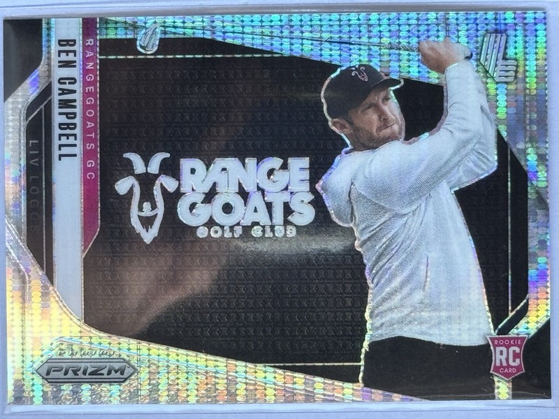 2025 Panini Prizm LIV Ben Campbell RC Pulsar Range Goats