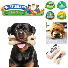 Indestructible Dog Chew Toys for Aggressive Chewers, Beef Flavor Durable Dog ...