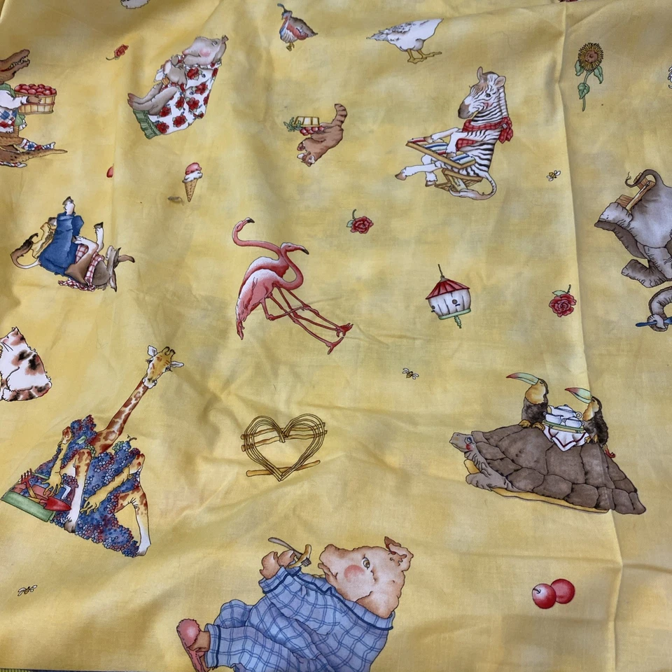 Hungry Animal Alphabet J Despertador Fresco SSI Raro Difícil de Encontrar Tela de Lanzamiento Amarillo POR YARDA Foto 4 de 4