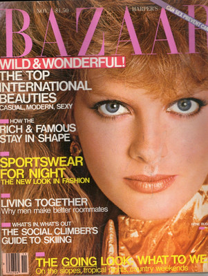 HARPER'S BAZAAR MAGAZINE NOVEMBER 1980 RENE RUSSO WILD & WONDERFUL