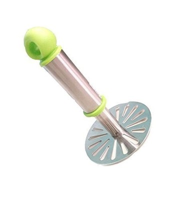 Stainless Steel Potato Vegetable Pav Bhaji Masher, Multicolour pack of 2