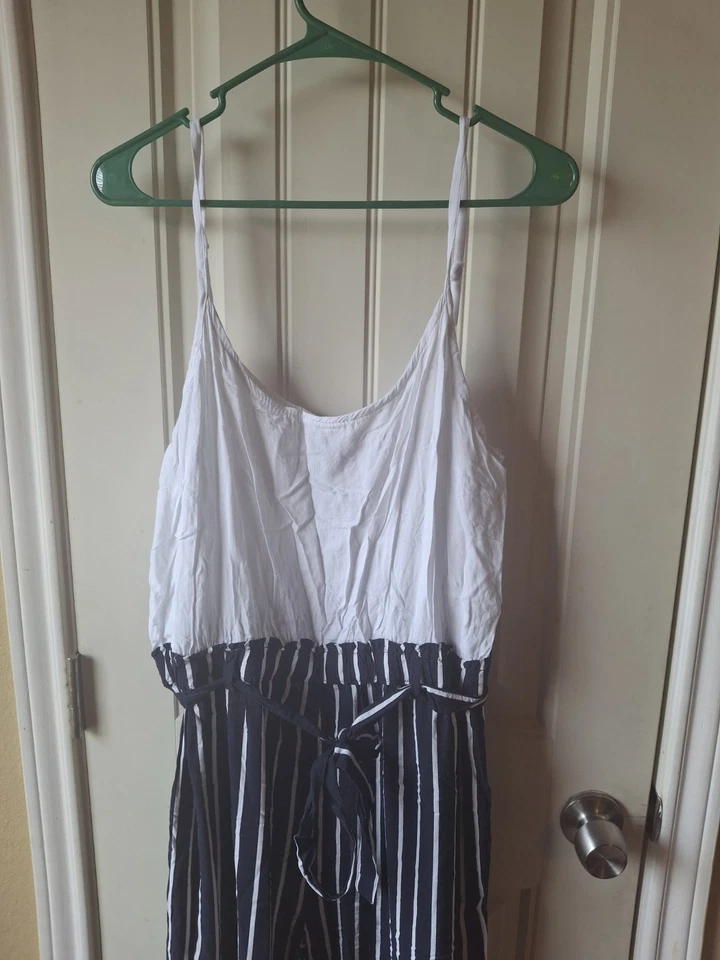 Mameluco de jersey Love By Chesley patrón de dos tonos/rayas talla 3X Foto 4 de 4