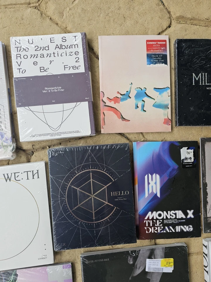 HUGE KPOP Lot RE: IZ NU'EST MONSTA X THRILLA KILLA Chen Super Foto 4 de 4