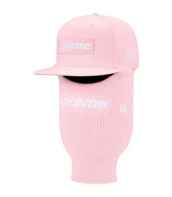 Supreme Box Logo New Era + Balaclava 'Pink' FW25 — Size 8 008 | eBay