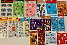 American Greetings, Hallmark STICKERS, PEANUTS SNOOPY, YOU PICK