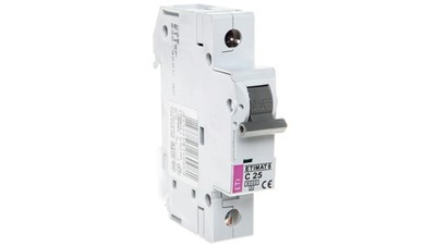 Überstromschalter 1P C 25A 6kA AC ASTI-ETIMAT 6 002141518