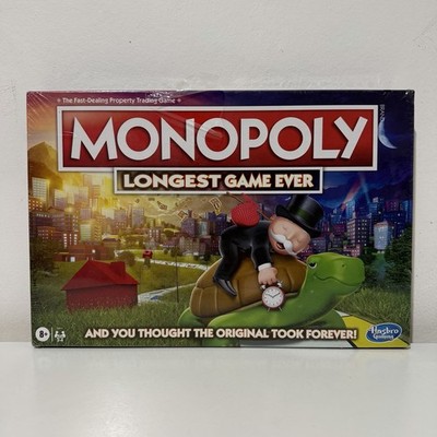 Monopoly Längstes Spiel aller Zeiten Neu & Versiegelt Brettspiel 2019 Hasbro 