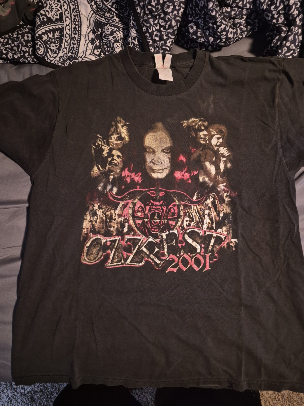 Ozzfest 2001 Shirt Xl Sabbath Manson Hatebreed Linkin… - Gem