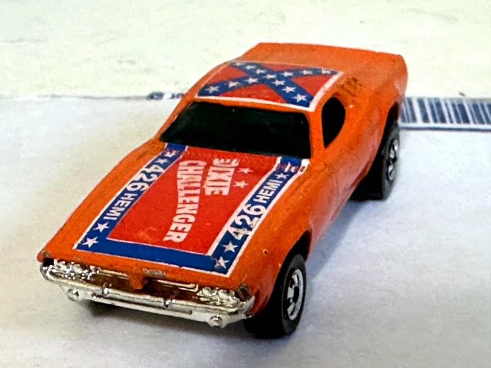 Hot Wheels Blackwall Dixie Challenger 426 Hemi Flag naranja ¡excelente estado limpio! Foto 3 de 4