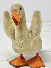 Original STEIFF Stuffed Goose 6in Made in Germany 1959- 64