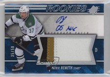 2014-15 SPx Rookies Spectrum Blue /50 Patrik Nemeth #142 Auto 1k9
