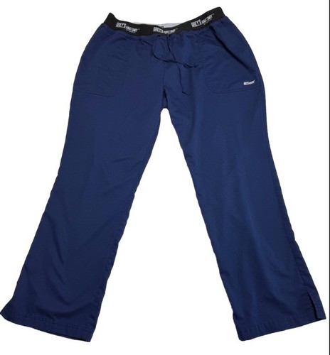BARCO Grey’s Anatomy ABC Studios Women’s Navy Scrub Pant Blue Elastic X-LARGE