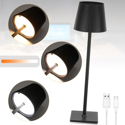 Regulable LED Batería Lámpara de Mesa Lámpara LED Táctil USB Lámparas de Mesita de Noche My - Imagen 5 de 21