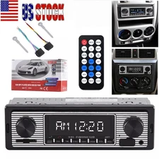 Bluetooth Car Radio MP3 Player Vehicle Stereo Audio Receiver USB FM AUX Remote