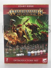 Warhammer Age of Sigmar Introductory Set - Paint, Dice, Miniatures, etc. 80-15