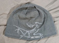 RARE ARC'TERYX VINTAGE Bird Head Toque Beanie Knit Hat Wool Blend Warm Lined Cap