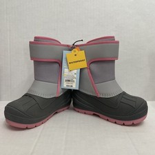 Girls size 8 Toddler Winter Boots Waterproof Cat  Jack