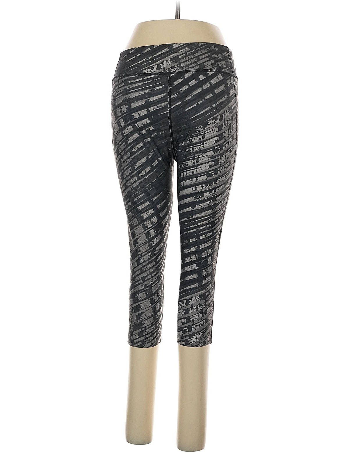 Under Armour Women Silver Leggings L thumbnail 2