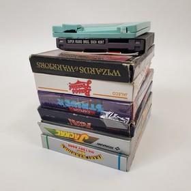 Lot of 8 NES Games Ikari Warriors II Jackal Trojan Strider Captain Comic CIB