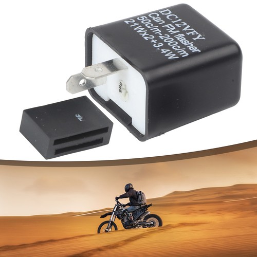 2-Pin Electronic LED Flasher Relay 2-Pin Flasher Relay 0.02A To 12A 12V 1pc ABS - Picture 10 of 12