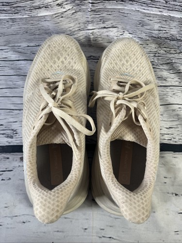 Scarpe sneakers da corsa Hoka OneOne Clifton 9 uomo taglia 6,5B beige 1127896 SSEG - Foto 5 di 9