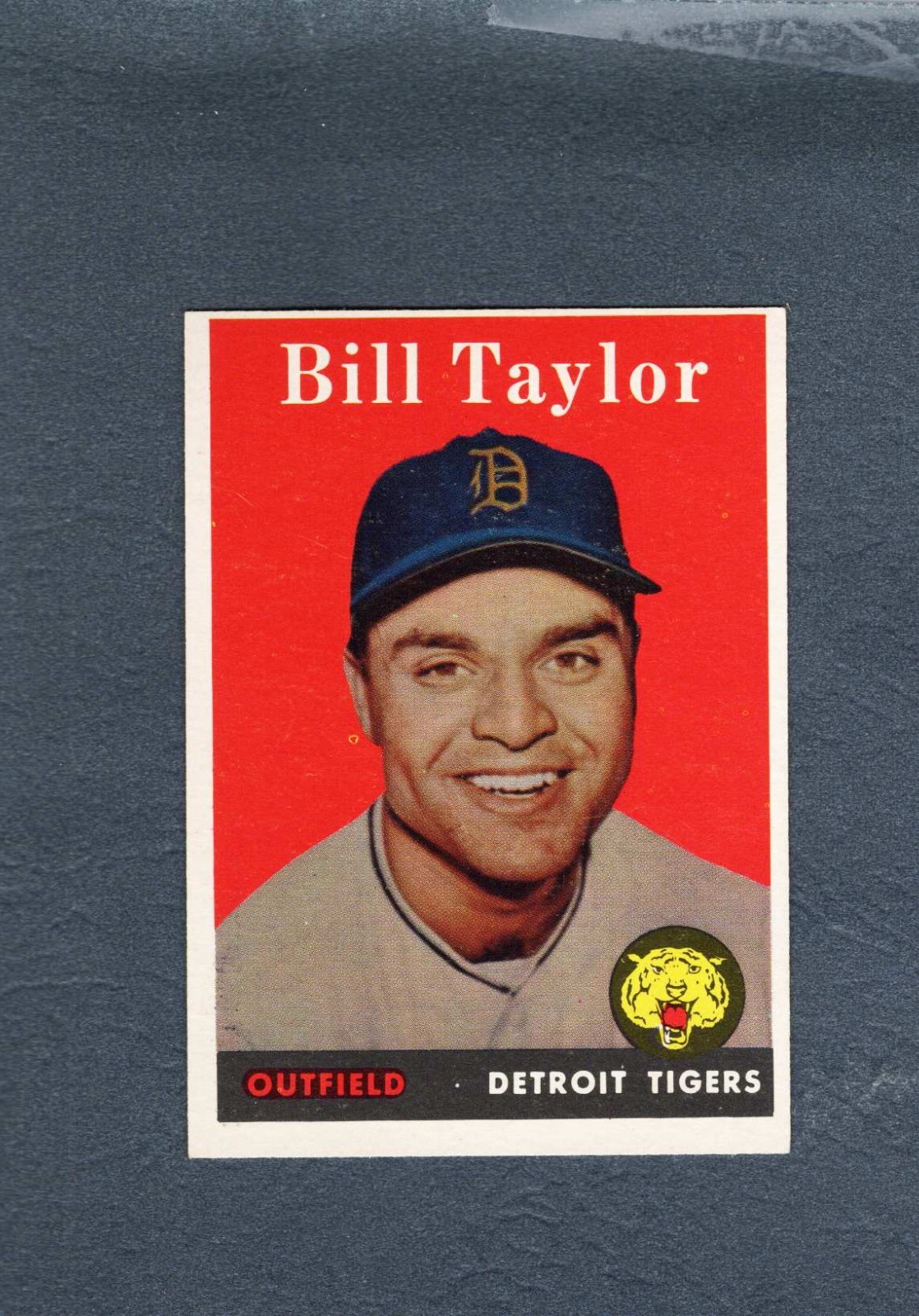 1958 Topps Baseball Card # 389 Bill Taylor in NrMt o/c Condition