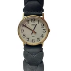 Vintage Timex Easy Reader Men's Womens Watch 33mm - New Battery Leather Band WR