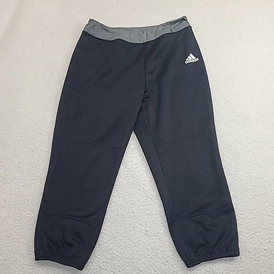 Adidas Climalite Softball Pants Womens Medium Softball Pants Baseball Black - Image 2 of 4